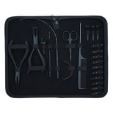 Hair Extension Tools Kit 3 Hole Crimping Removal Hook Loop Parting Ring Hair Application - Cross Edge Corporation