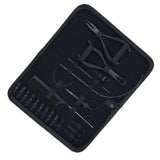Hair Extension Tools Kit 3 Hole Crimping Removal Hook Loop Parting Ring Hair Application - Cross Edge Corporation