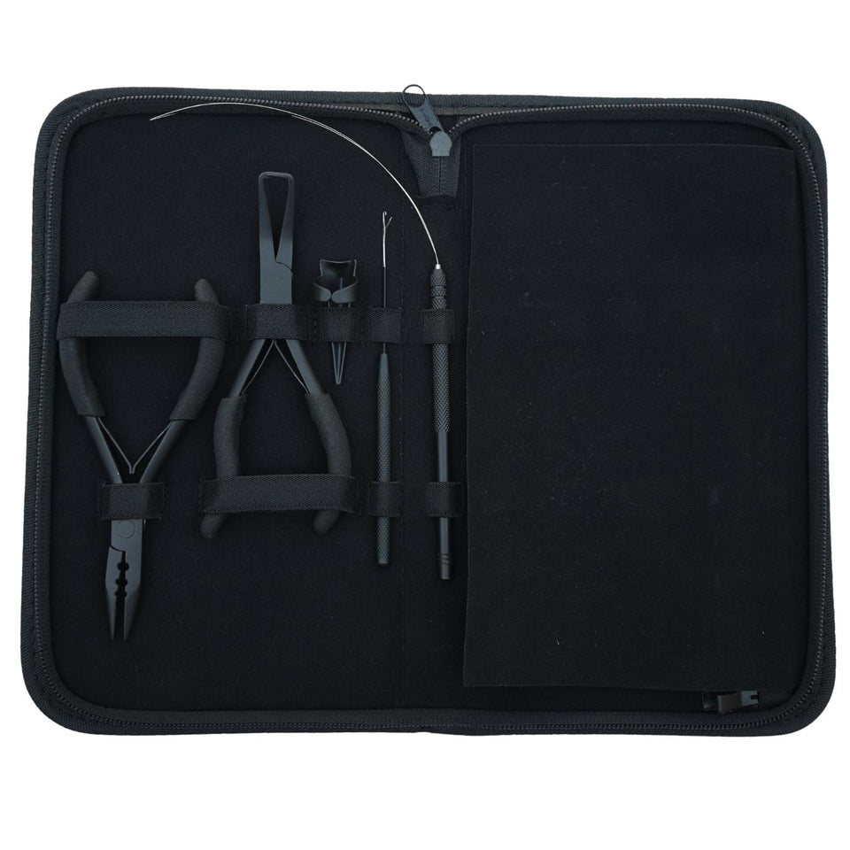 Hair Extension Tools Kit 3 Hole Crimping Removal Hook Loop Parting Ring Hair Application - Cross Edge Corporation