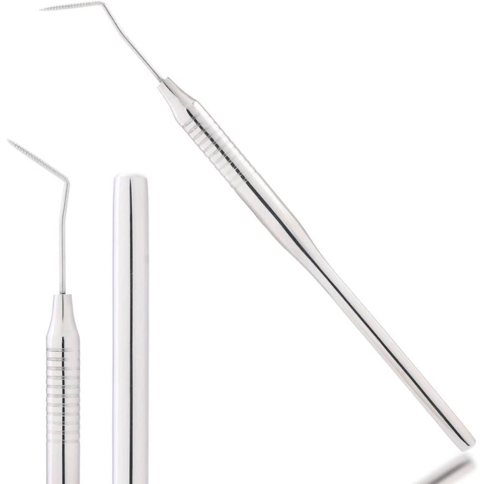Ergonomic Designee Sliver Lash Lift Perm Tool nonslip with double side grooves - Cross Edge Corporation