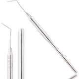 Ergonomic Designee Sliver Lash Lift Perm Tool nonslip with double side grooves - Cross Edge Corporation