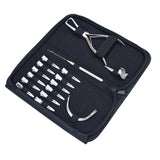 Hair Extension Tools Kit with bead remover sectioning clips needles - Cross Edge Corporation