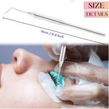 Ergonomic Designee Sliver Lash Lift Perm Tool nonslip with double side grooves - Cross Edge Corporation