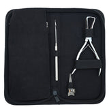 Hair Extension Tools Kit with bead remover sectioning clips needles - Cross Edge Corporation