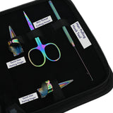 Hair Extension Tools Kit for Bead Crimping Removal Hook & Quick Parting Ring Set - Cross Edge Corporation