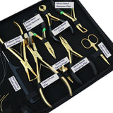 Hair Extension Installation Tool Kit for Tape In, Nano Ring & Sew In Extensions - Cross Edge Corporation
