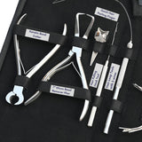 Hair Extension Tools Kit Keratin Bond Cutting Hook Loop Mini Scissor & Parting Finger - Cross Edge Corporation