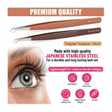 Isolation Tweezers Eyelash Extension Curved Degree - Cross Edge Corporation