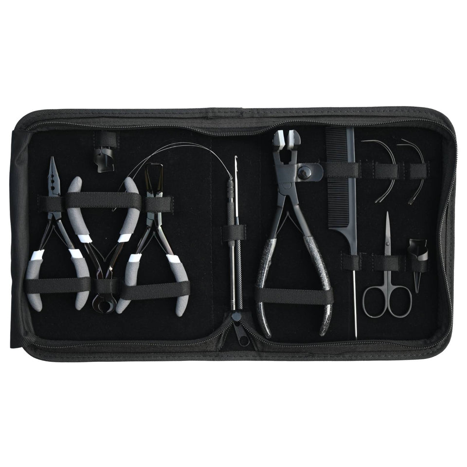 Hair Extension Tools Kit for Micro Bead Crimping Tape In Keratin Bond - Cross Edge Corporation