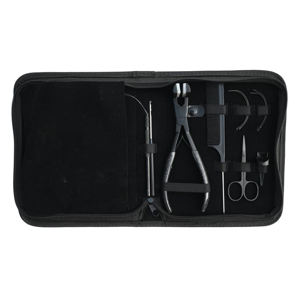 Hair Extension Tools Kit for Micro Bead Crimping Tape In Keratin Bond - Cross Edge Corporation