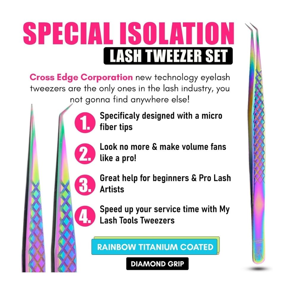 Isolation Tweezers Eyelash Extension Curved Degree Cross Edge Corporation isolation-tweezers-eyelash-extension-curved-degree-cross-edge-corporation