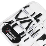Hair Extension Tool Kit Application Two Hole Crimping Plier, Pulling Hook Mini Scissor - Cross Edge Corporation