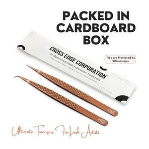 Isolation Tweezers Eyelash Extension Curved Degree - Cross Edge Corporation