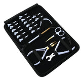 Hair Extension Tools Kit for Micro Bead Crimping Keratin Bond Cutting Loop Scissor - Cross Edge Corporation