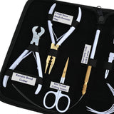 Hair Extension Tools Kit for Micro Bead Crimping Keratin Bond Cutting Loop Scissor - Cross Edge Corporation
