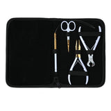 Hair Extension Tools Kit for Micro Bead Crimping Keratin Bond Cutting Loop Scissor - Cross Edge Corporation