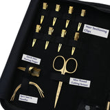Hair Extension Tools Kit for Micro Bead Removal Tape In Pressing Plier & Sectioning Clips - Cross Edge Corporation