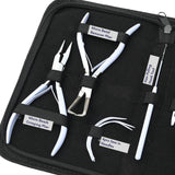 Hair Extension Tools Kit for Micro Bead Crimping Removal Hook & Sectioning Clips - Cross Edge Corporation