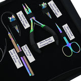 Rainbow Hair Extension Tools Kit for Tape In Micro Bead & Nano Ring Installation - Cross Edge Corporation