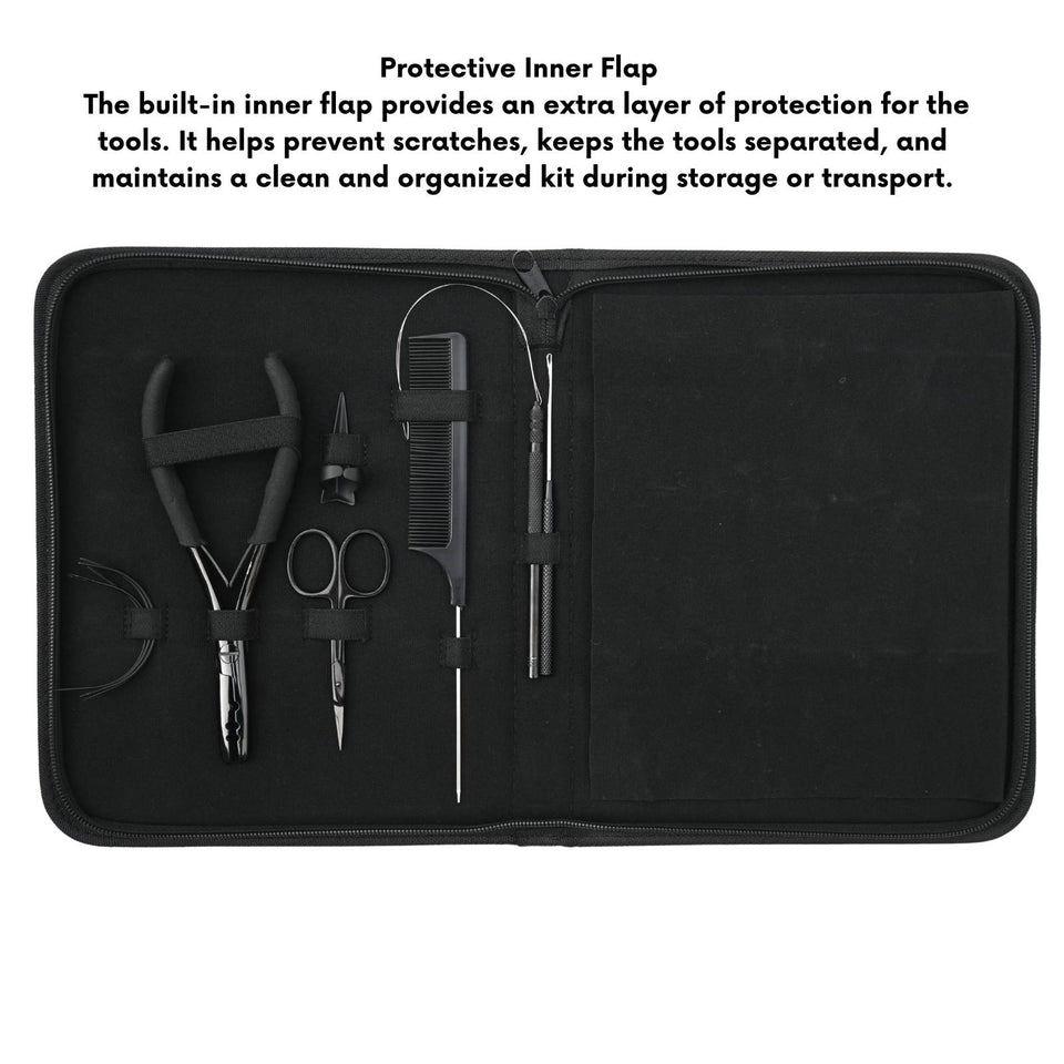 l Hair Extension Tools Kit for 2 Hole Bead Crimping Hook Loop & Salon Application - Cross Edge Corporation
