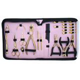 Hair Extension Tools Kit for Micro Bead Tape In Plier, Hair Razor & Parting Finger - Cross Edge Corporation