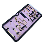 Hair Extension Tools Kit for Micro Bead Tape In Plier, Hair Razor & Parting Finger - Cross Edge Corporation