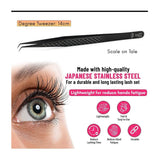 Curved Isolation tweezers eyelash extensions - Cross Edge Corporation