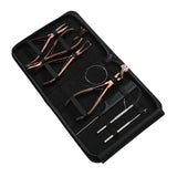 Hair Extension Tools Kit for Micro Bead Curved Crimping Tape In Hook Loop - Cross Edge Corporation