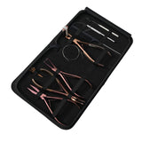 Hair Extension Tools Kit for Micro Bead Curved Crimping Tape In Hook Loop - Cross Edge Corporation
