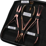 Hair Extension Tools Kit for Micro Bead Curved Crimping Tape In Hook Loop - Cross Edge Corporation