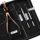 Hair Extension Tools Kit for Micro Bead Curved Crimping Tape In Hook Loop - Cross Edge Corporation