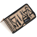 Hair Extension Tool Kit with Flat Crimping Plier, Tape In Press Tool Tail Comb - Cross Edge Corporation
