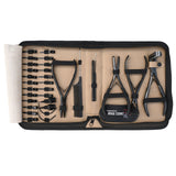Hair Extension Tool Kit with Flat Crimping Plier, Tape In Press Tool Tail Comb - Cross Edge Corporation