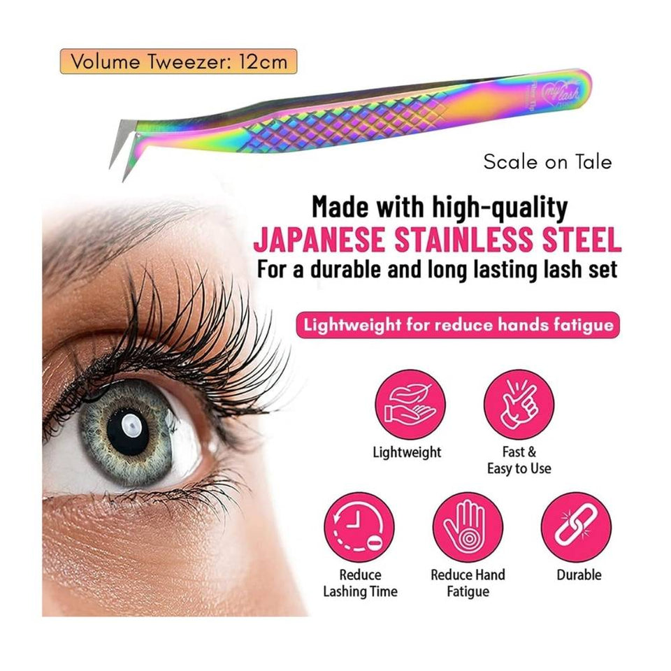 Eyelash Extensions Precision Fiber Tip Tweezers - Cross Edge Corporation