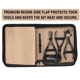 Hair Extension Tool Kit with Flat Crimping Plier, Tape In Press Tool Tail Comb - Cross Edge Corporation