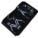 White Hair Extension Tools Kit for Tape In, Micro Beads & Keratin Bond Cutter - Cross Edge Corporation