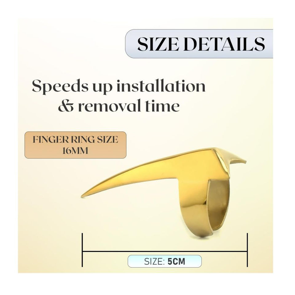 Quick Braid Aid Finger Parting Tool & Sectioning Rings - Cross Edge ...