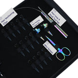 Hair Extension Tools Kit Professional Micro Beads Installation & Removal Pliers Set - Cross Edge Corporation