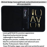 Hair Extension Tool Kit with Beads Remover Plier, Hair Gripper and Parting Finger - Cross Edge Corporation