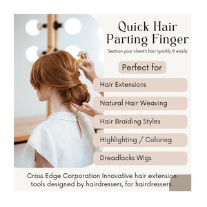 Quick Braid Aid Finger Parting Tool - Cross Edge Corporation