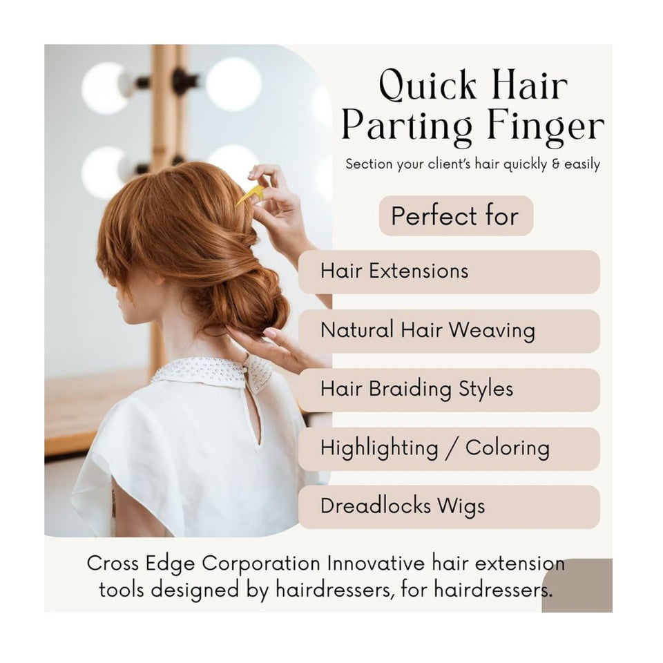 Quick Braid Aid Finger Parting Tool - Cross Edge Corporation