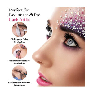3Pcs Lash Tweezers Set for Eyelash Extension - Cross Edge Corporation