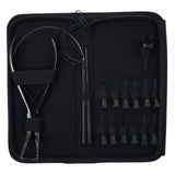Hair Extension Tools Kit for Bead Removal Plier Hook Loop Sewing Needles - Cross Edge Corporation