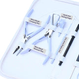 Hair Extension Tool Kit  Micro Beads Remover Plier 4pcs Curved Sewing Needles & Scissor - Cross Edge Corporation