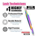Lash Tweezers for Eyelash Extensions - Cross Edge Corporation