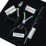 Hair Extension Tools Kit Professional Micro Beads Installation & Removal Pliers Set - Cross Edge Corporation