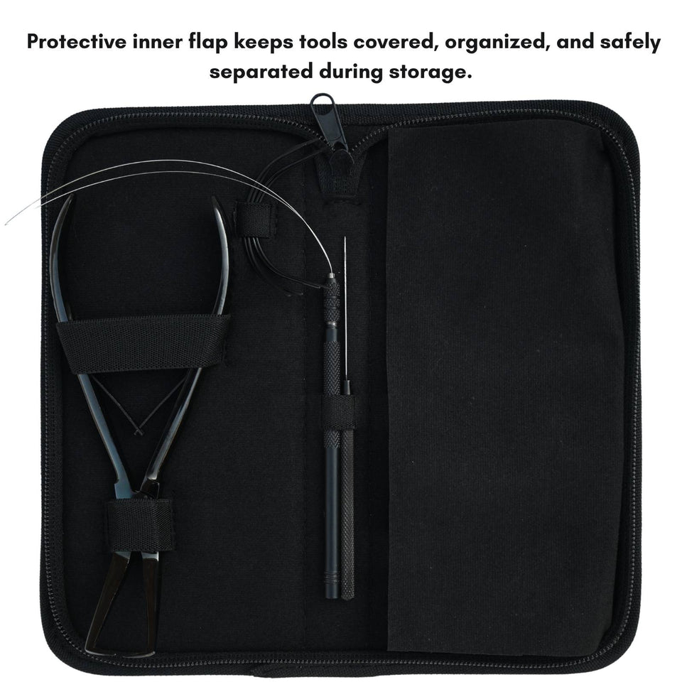 Hair Extension Tools Kit for Bead Removal Plier Hook Loop Sewing Needles - Cross Edge Corporation
