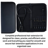Hair Extension Tools Kit for Bead Removal Plier Hook Loop Sewing Needles - Cross Edge Corporation