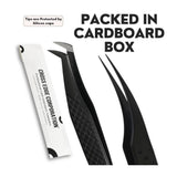 Eyelash Extensions 2Pcs Fiber Tip Tweezers - Cross Edge Corporation