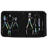 Hair Extension Tool Kit with Tape In Plier, Bond Cutter Threading Loop & Mini Scissor - Cross Edge Corporation